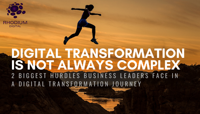 2 Biggest Hurdles Business Leaders Face in Digital Transformation