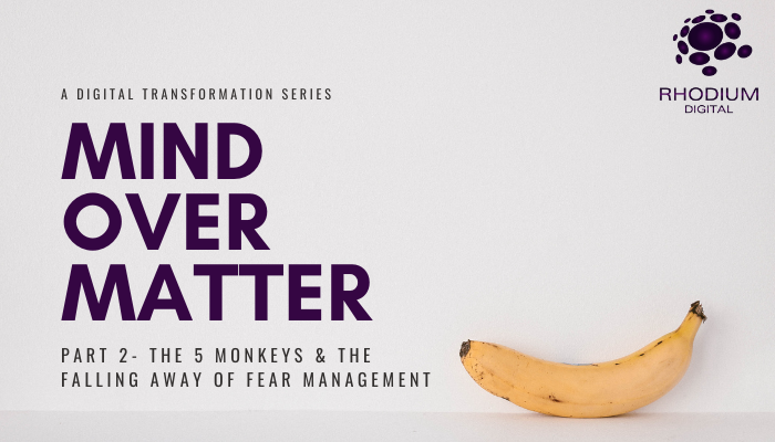 The 5 Monkeys and the Falling Away of Fear Management